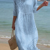 Casual Embroidered Dress