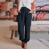 Kaeli | Elegant Drawstring Trousers