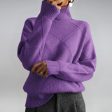 Lauren | Luxury Cashmere High-Neck Jumper