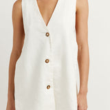 Fiona | Sleeveless Buttoned Set