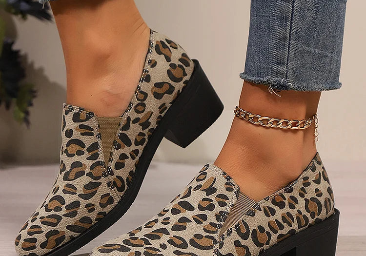 Angelique™ | Leopard Loafer