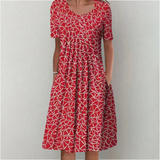 Hailey | Relaxed Elegant Floral Dress with Pockets