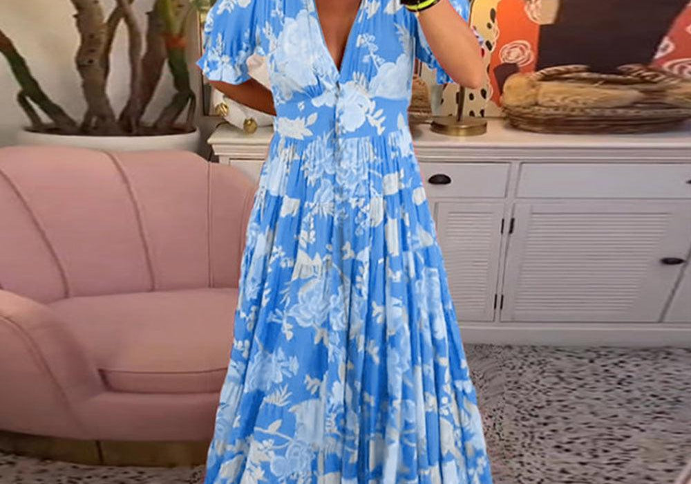 Floriana | Vibrant Floral Dress