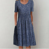 Hailey | Relaxed Elegant Floral Dress with Pockets