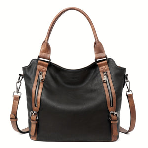 Black with Brown