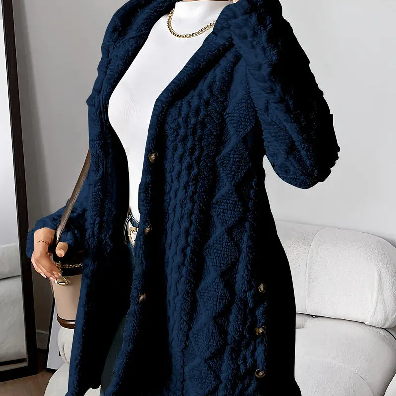 Irene - Fluffy Hooded Coat