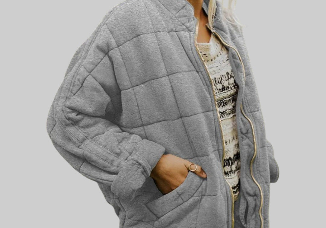 Josiane™ | Elegant Oversized Quilted Jacket