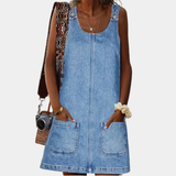 Gertraud - Lässiges Denim-Kleid