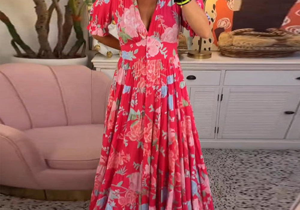 Floriana | Vibrant Floral Dress