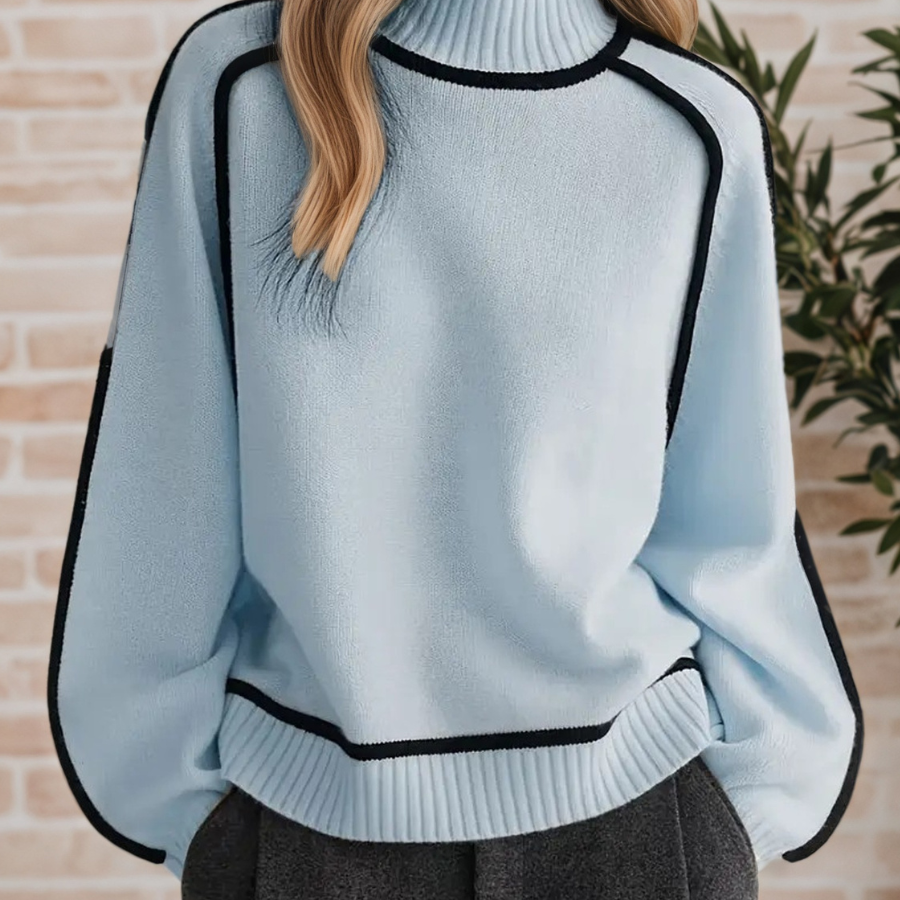 Donna | Elegant High-Neck Jumper