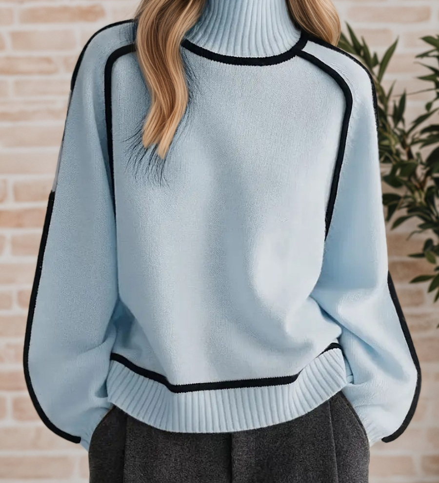 Donna | Elegant High-Neck Jumper