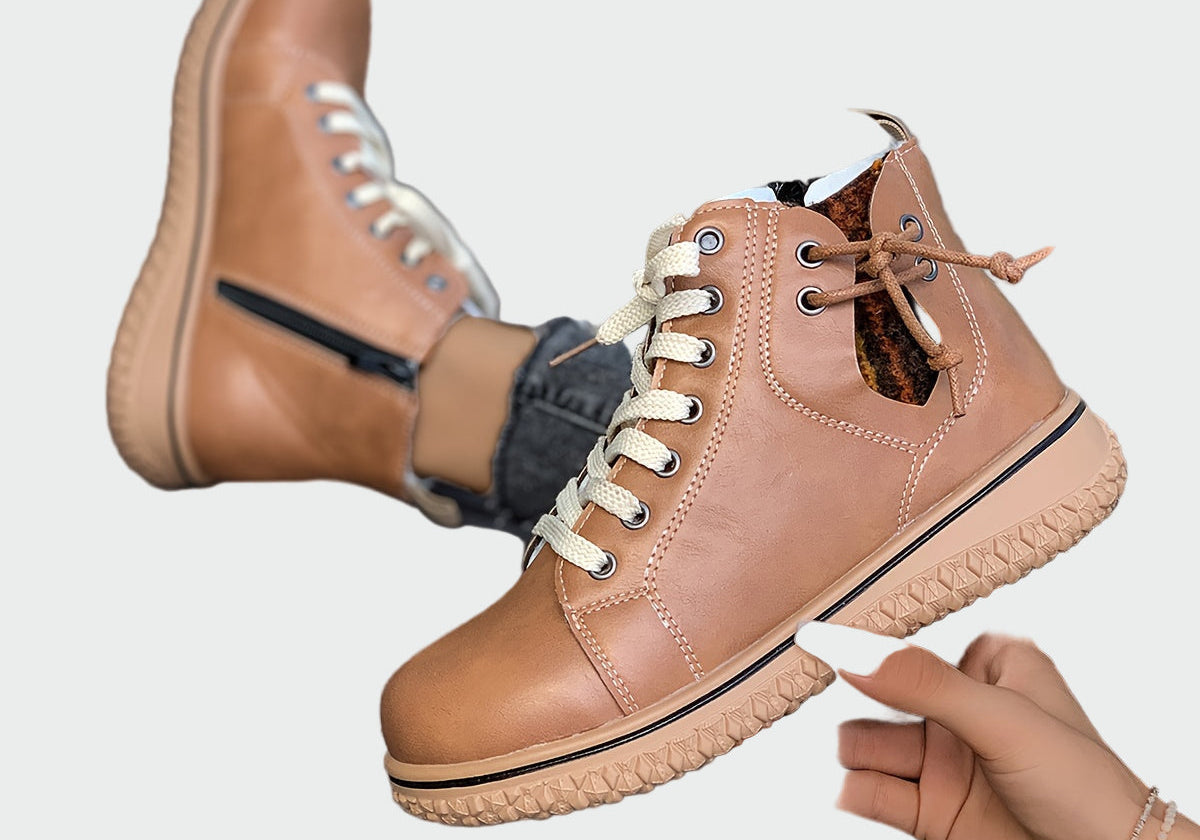 Orthopaedic Leather Ankle Boots