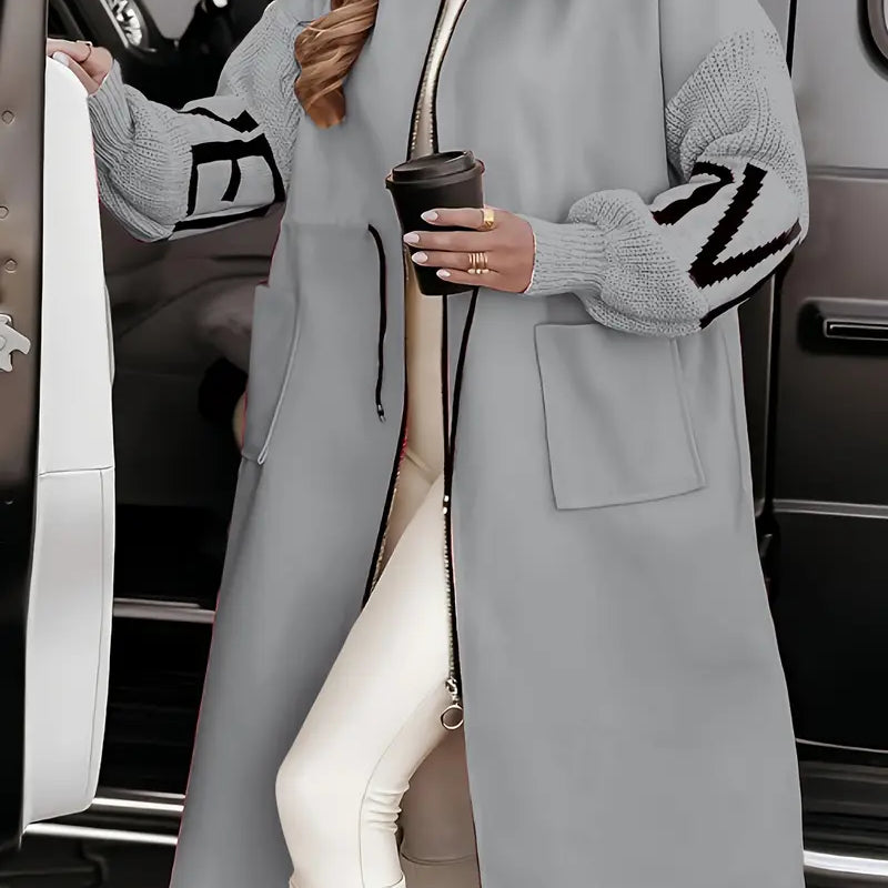 Harriet - Elegant Hooded Cardigan Coat
