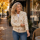 Hannelore™ | Cardigan with Delicate Floral Vines