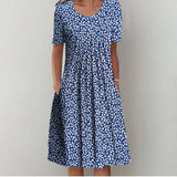 Hailey | Relaxed Elegant Floral Dress with Pockets
