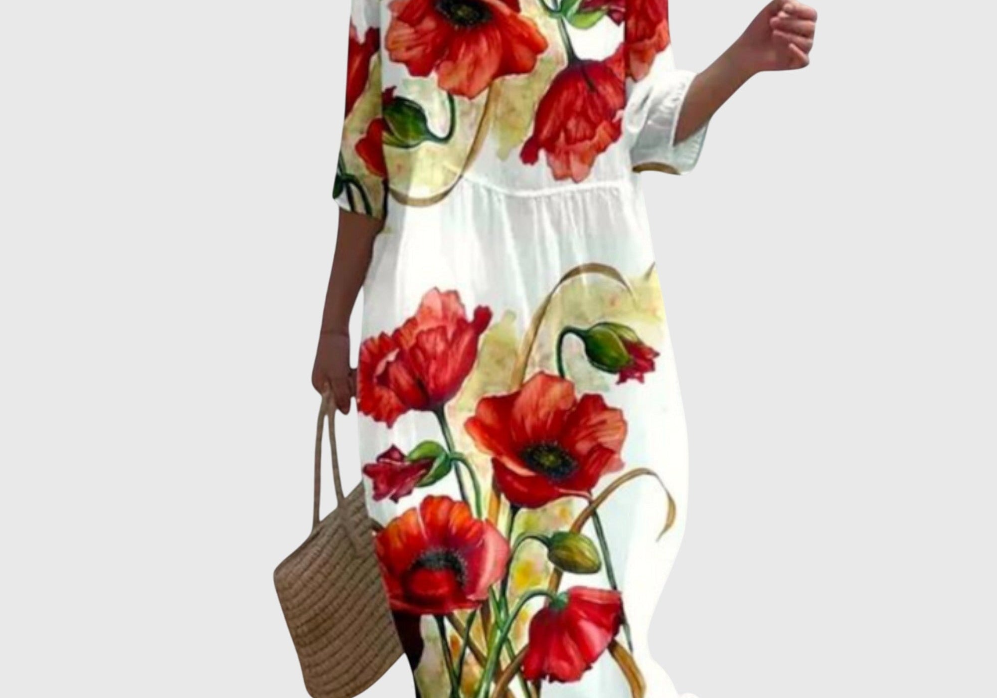 Hayley™ | Elegant Floral Maxi Dress
