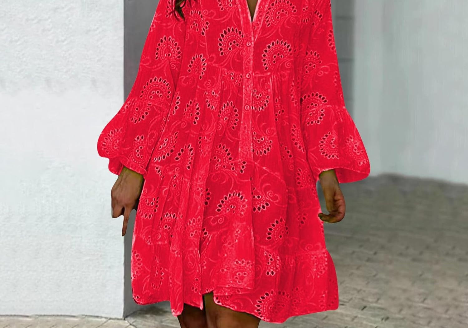 Lydia | Eyelet Dress