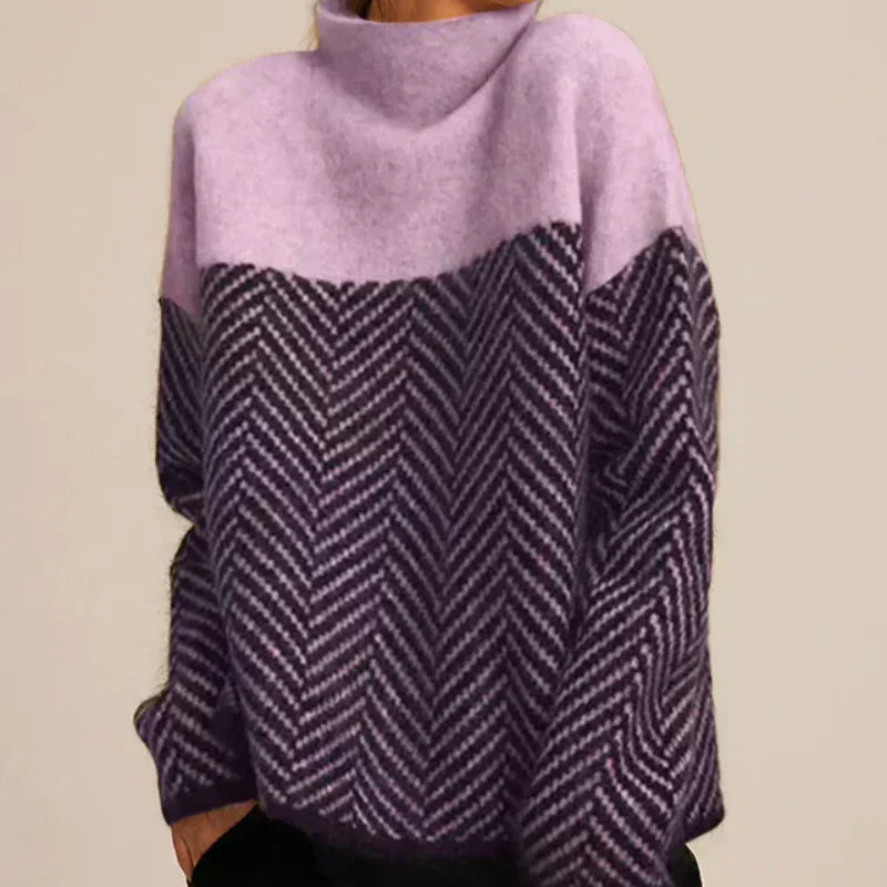 Norah | High-Neck Cotton Jumper