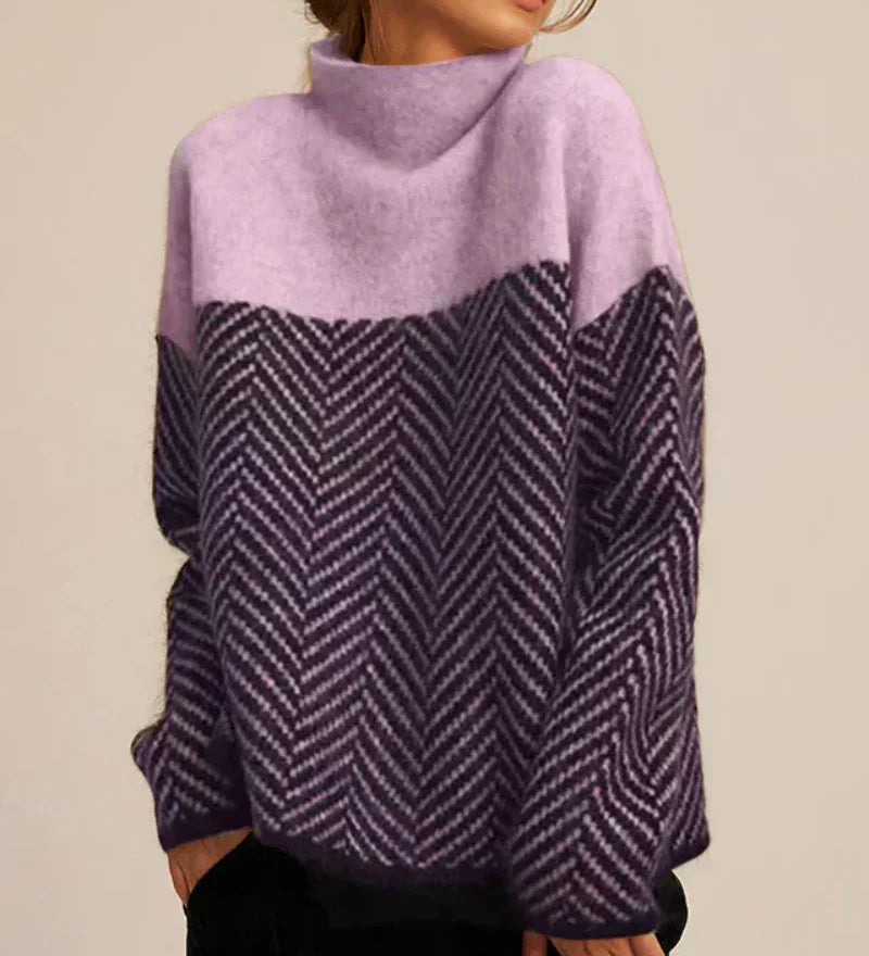 Norah | High-Neck Cotton Jumper