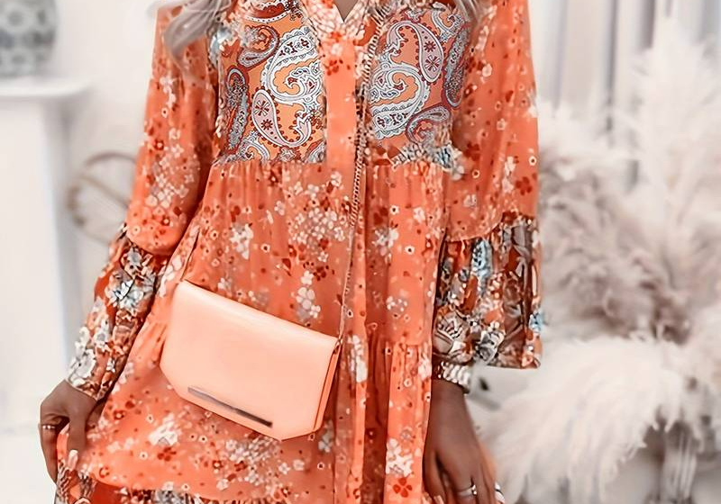 Eira | Printed Boho Dress