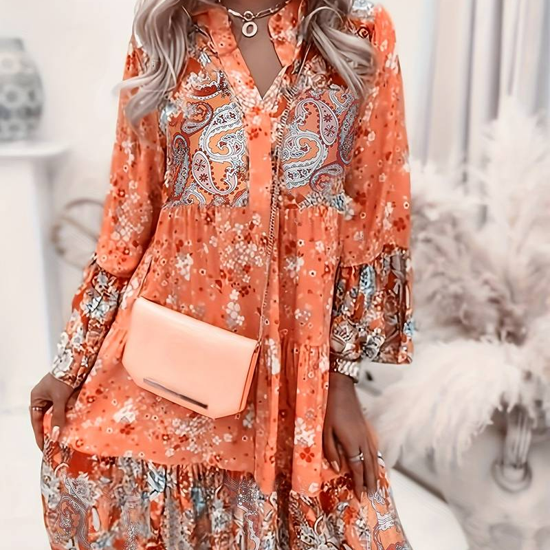 Eira | Printed Boho Dress