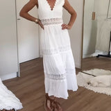 Circe | V-Neck Lace Cami Dress
