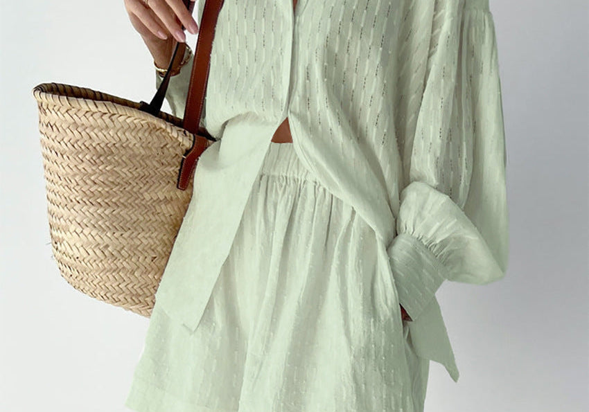 Elizabeth | Lightweight Shirt & Shorts Set