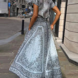 Adele | Two-Piece Bohemian Printed Set