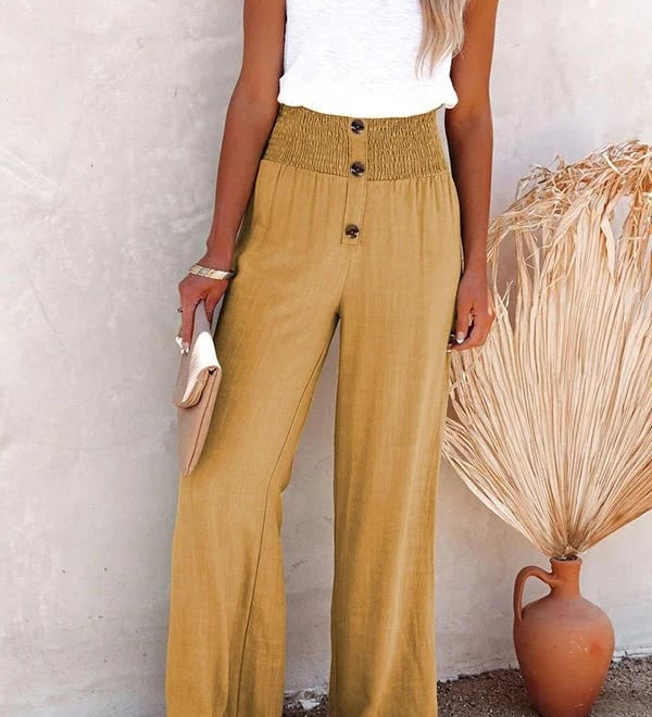 Riana | Relaxed High-Waisted Trousers
