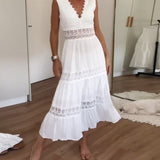 Circe | V-Neck Lace Cami Dress