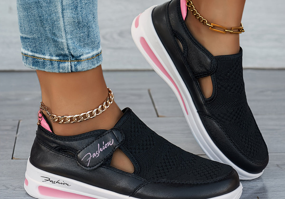 Breathable Slip-On Trainers with Stable Comfort