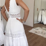 Circe | V-Neck Lace Cami Dress