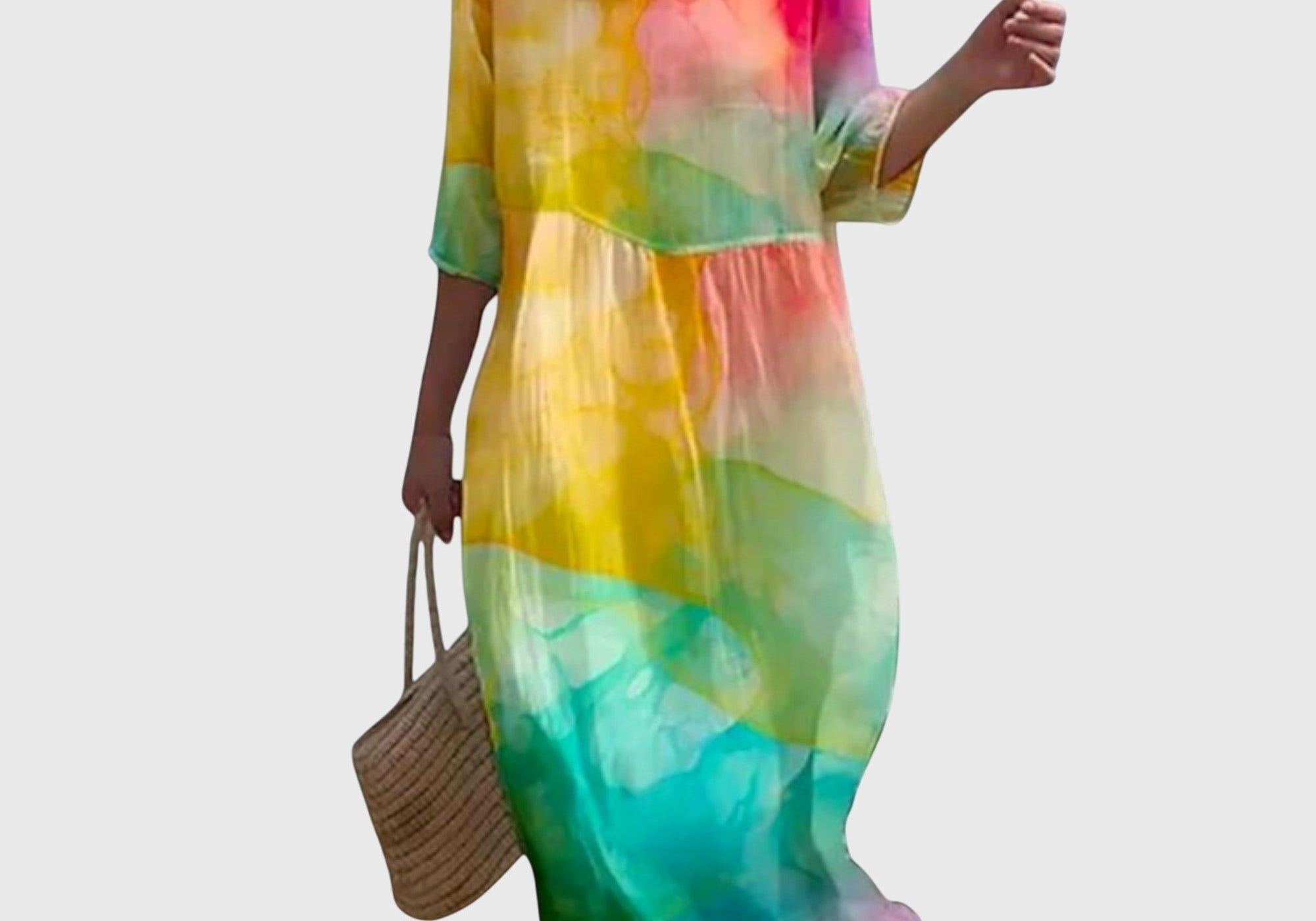 Hayley™ | Elegant Floral Maxi Dress