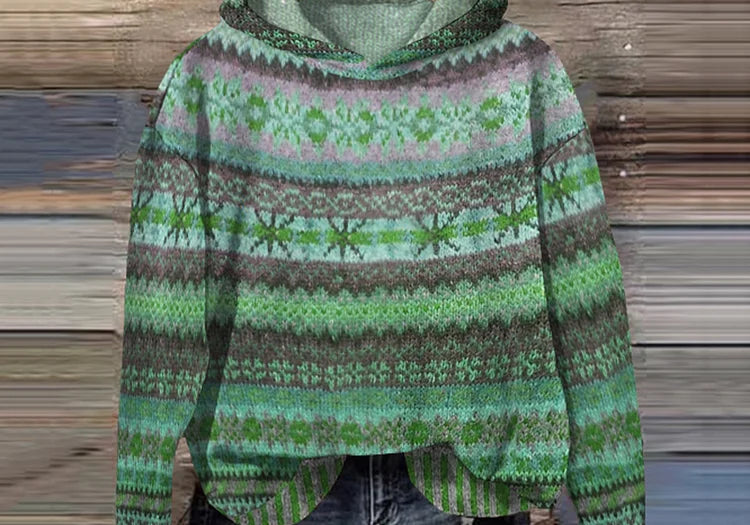 Gaby | Retro Ethnic Sweatshirt