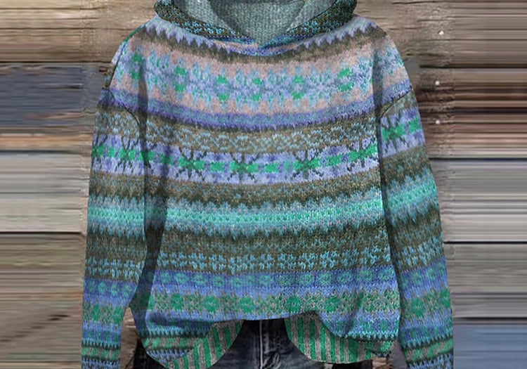 Gaby | Retro Ethnic Sweatshirt