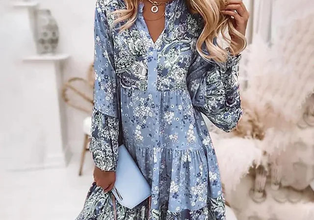 Eira | Printed Boho Dress