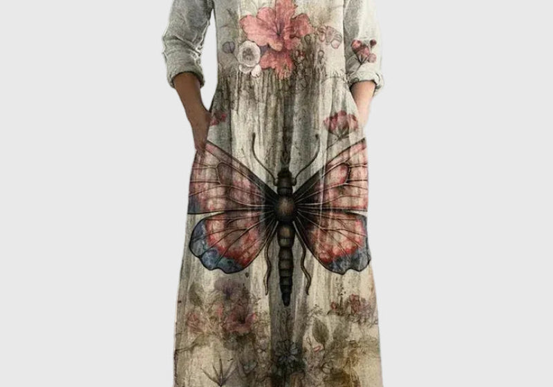 Saule | Graceful Flowing Maxi Dress