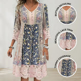 Naya | Luxury Flowy Boho Midi Dress