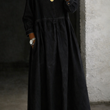 Bettina - Denim-Kleid mit Peter-Pan-Kragen