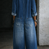 Barbara - Langärmliger Jumpsuit mit Off-Shoulder