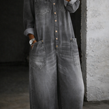 Barbara - Langärmliger Jumpsuit mit Off-Shoulder