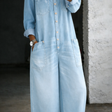 Barbara - Langärmliger Jumpsuit mit Off-Shoulder