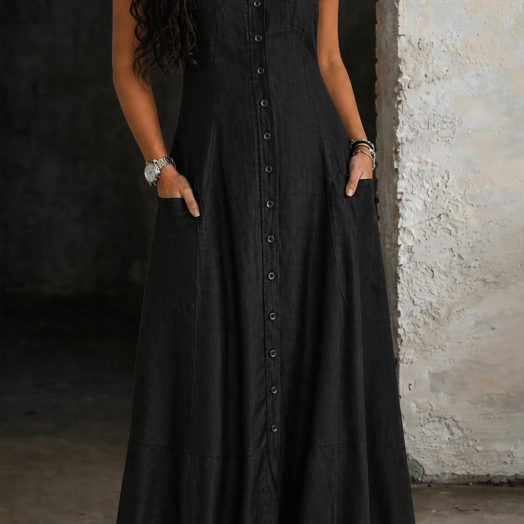 Elke - Long Denim Dress