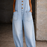Andrea - Vintage Baumwoll-Latzhose