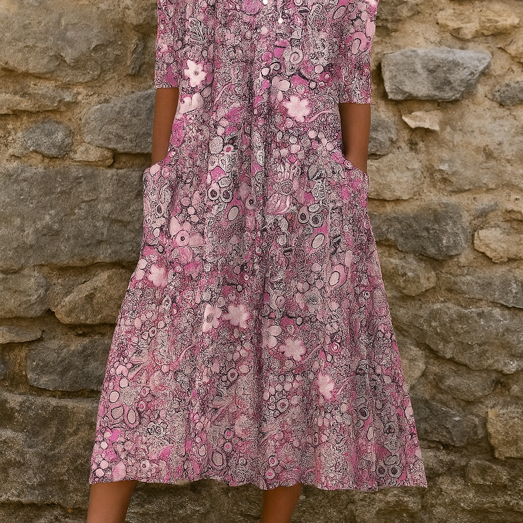 Harlow | Elegant V-Neck Dress