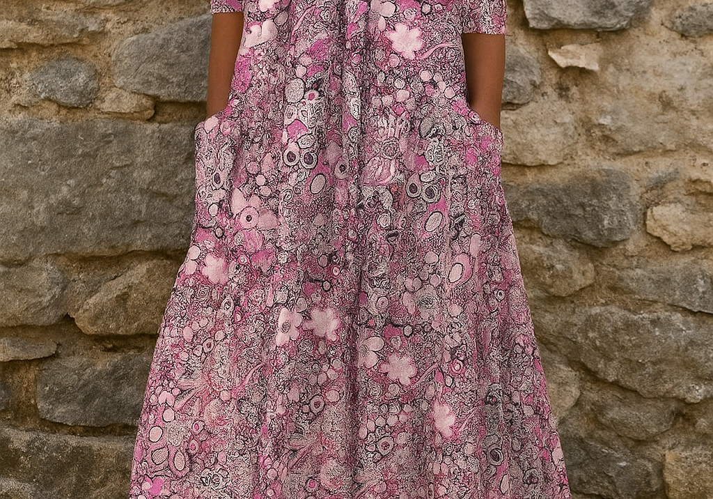 Harlow | Elegant V-Neck Dress