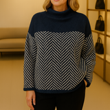 Norah | High-Neck Cotton Jumper