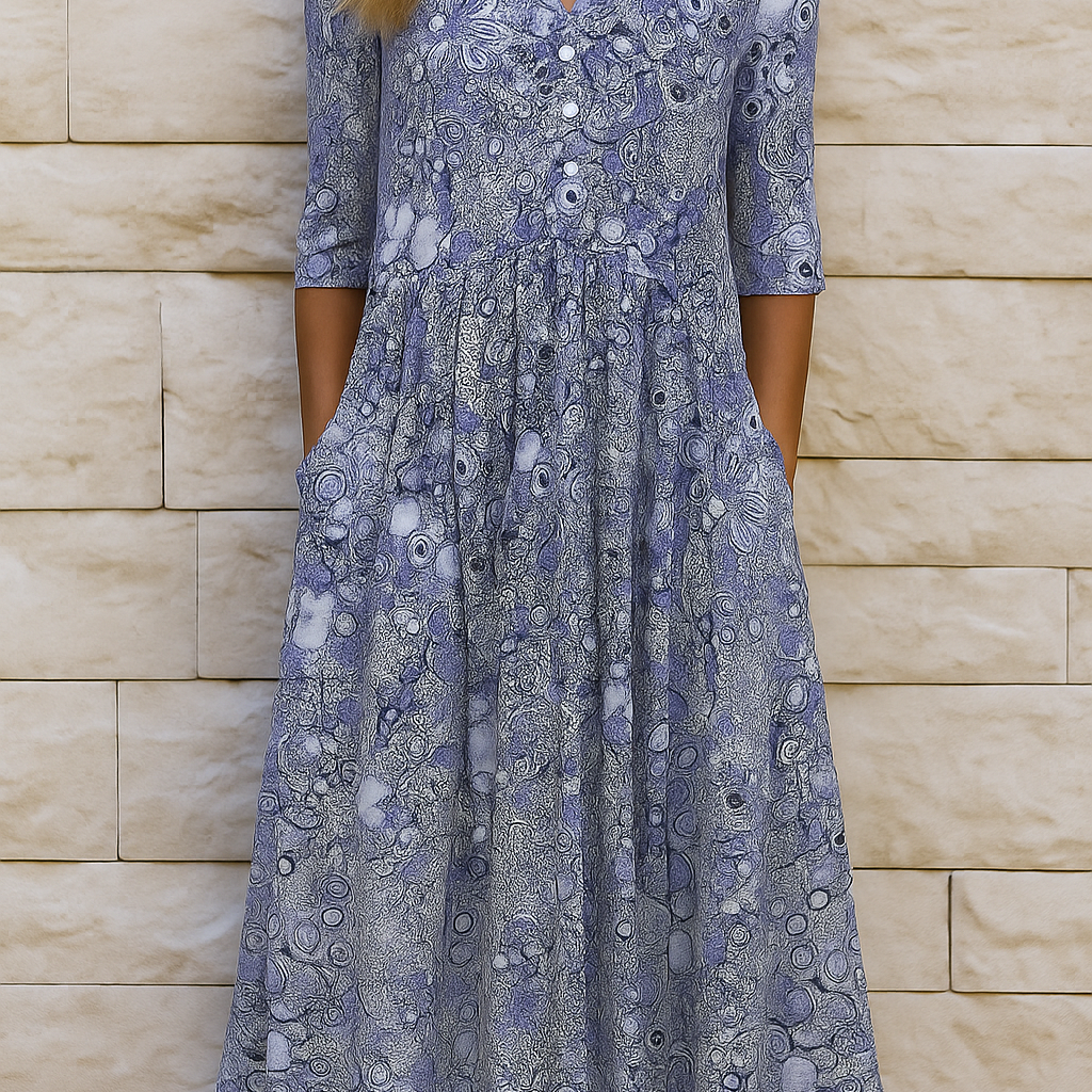 Harlow | Elegant V-Neck Dress