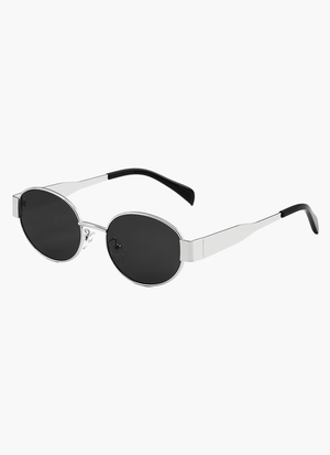 Silver Frame | Dark Lenses