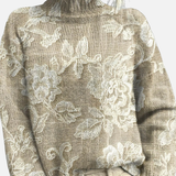Aoibhscolb - Beige Highneck Jumper